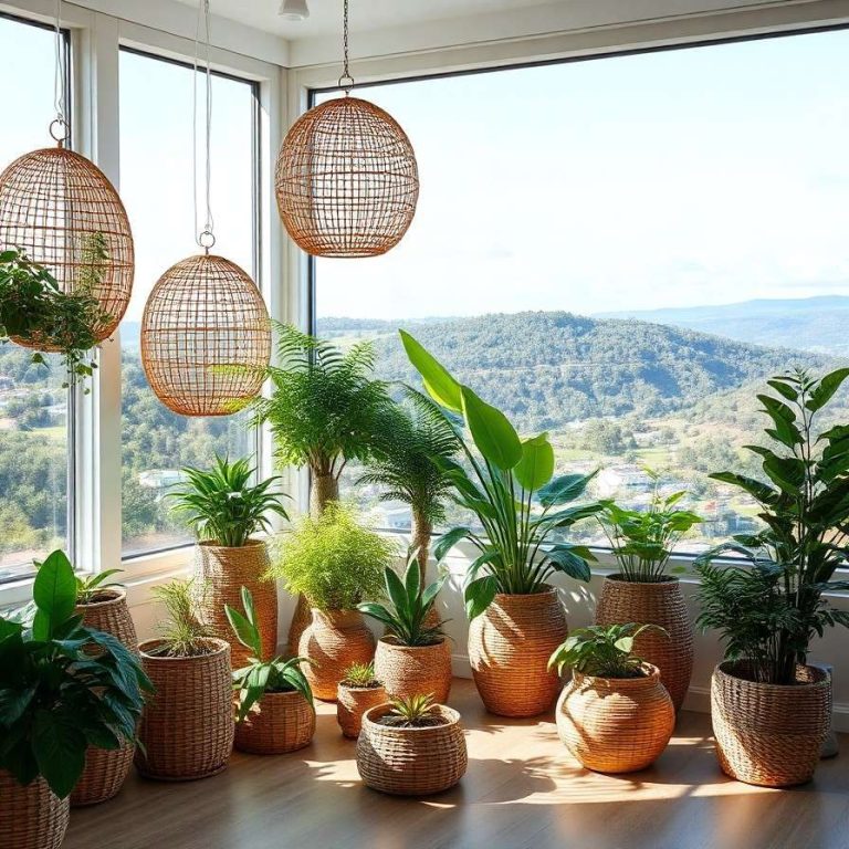 Pflanztöpfe und -kübel aus Polyrattan Pflanztöpfe und -kübel