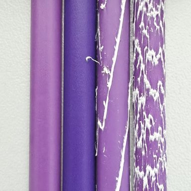 5. Violetttöne für Polyrattan-Deko Polyrattan-Farbverlauf in Violett – von zart bis kräftig